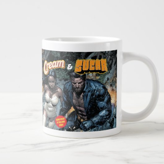 クリーム&シュガー ジャンボコーヒーマグカップ (右)