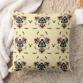 クリーム ゼン マンダラ クッション (ブランケット)