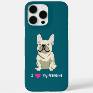 クリーム フレンチブルドッグ、愛犬が大好き iPhone 16 PRO MAXケース