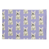 クリーム フレンチブルドッグ 枕カバー (裏面)