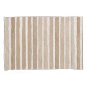 クリーム＆ブラウンハートのバレンタインデー 枕カバー (正面右)