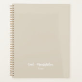 クリーム プランナー手帳 (正面)