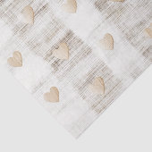 クリーム ホワイト ベージュ ボヘミアンハート ブライダルシャワー 薄葉紙 (詳細)