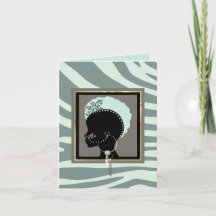 クリーム、ミントグリーン、ブラックゼブラ印刷