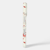 クリーム レッド フローラル Case-Mate iPhoneケース (裏面 / 右)