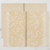 クリーム&レースのジャーナルページ (正面/裏面)