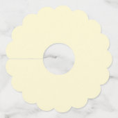 クリーム ワイングラスタグ (正面)