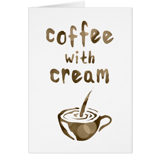 クリーム《写真》ぼけ味入りコーヒー (正面)