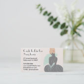 クリーム-名刺のBianca 名刺 (スタンド正面)