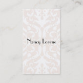 クリーム-名刺のBianca 名刺 (裏面)