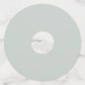 クリーム 水彩画 サンキュー フラワーリン ワイン グラス タグ (裏面)