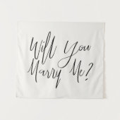 クリーム 結婚しようよ プロポーズ タペストリー (正面(横))