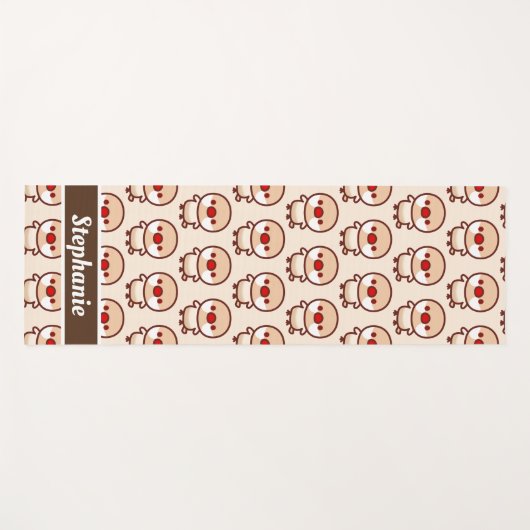 クリームJavaスパロー ヨガマット (正面(横))