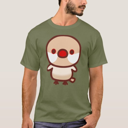 クリームJavaスパロー Tシャツ (正面)