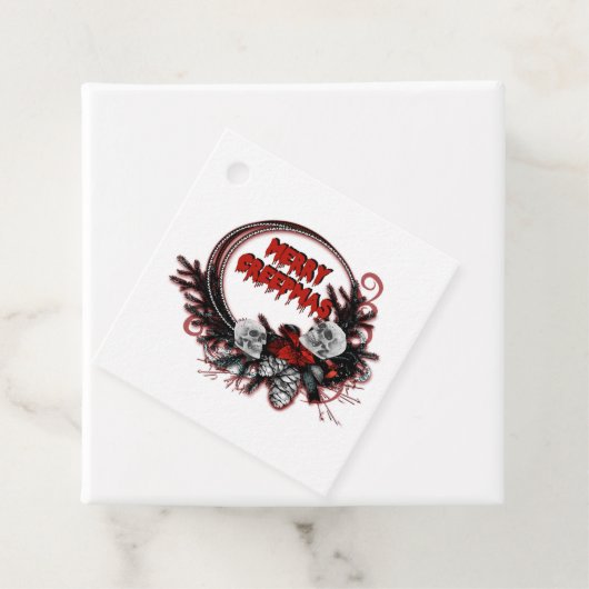 クリーメリープマスクリスマスのお気に入りギフトラベルホラー フェイバータグ (インサイチュ)