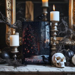 クリーメリープマスクリスマスカード サンキューカード