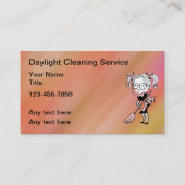 クリーモダンニングサービス名刺デザイン 名刺 (正面)