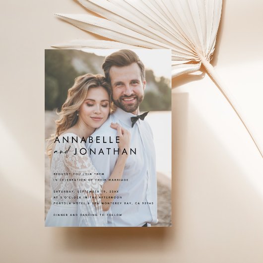 クリーモダンムブラックスクリプミニマルトコンテンポラリー セーブザデート