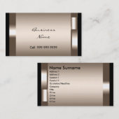 クリーモダンムプロフェッショナルエレガント名刺 名刺 (正面/裏面)