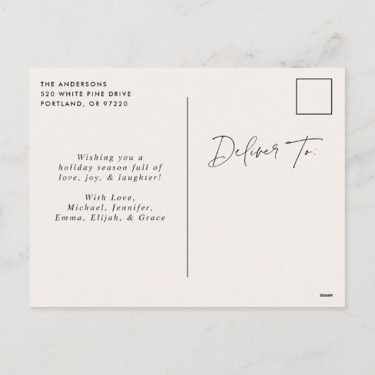 クリーモダンムメリーと明るい非写真 シーズンポストカード (裏面)