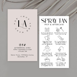 クリーモダンム&ホワイトスプレイエレガントタンアフターケア 名刺