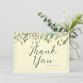 クリーモダンム&ユーカリプトゥスサンキューフラットカード サンキューカード (スタンド正面)