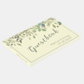 クリーモダンム&ユーカリ結婚ズゲストブック ゲストブック (コーナー)