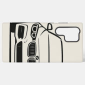 クリーンお洒落デザインとキャラクター SAMSUNG GALAXYケース (裏面横)