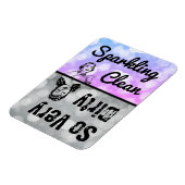 クリーンきらめく/非常に汚い食洗機反転 マグネット (左側)