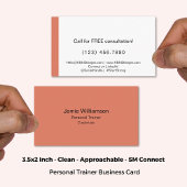 クリーンでアクセス可能なオレンジサービス 名刺