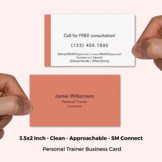 クリーンでアクセス可能なオレンジサービス 名刺