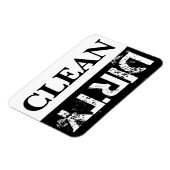 クリーンで汚い食洗機 マグネット (左側)