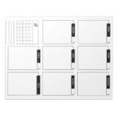 クリーンとウィーミニマルクリープランナーパッド ノートパッド (正面)