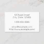 クリーンとシンプルAdvocateの名刺 名刺 (裏面)