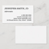 クリーンとプロフェッショナルのアドボケータ名刺 名刺 (正面/裏面)