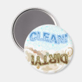 クリーンと汚れマグネット マグネット (正面/裏面)