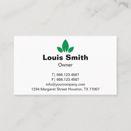 クリーンと芝生モダンのカス気にタマイズ可能なサービスリスト 名刺 (裏面)