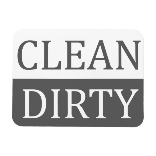 クリーンなダーティグレー食洗機 マグネット (横)