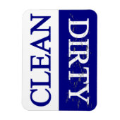 クリーンなダーティブルー食洗機 マグネット (縦)