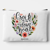 クリーンなハートフローラの作成 アクセサリーポーチ (正面)