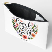 クリーンなハートフローラの作成 アクセサリーポーチ (見開き)