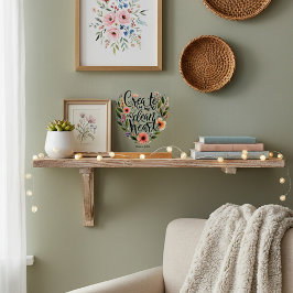 クリーンなハートフローラの作成 アクリルサイン