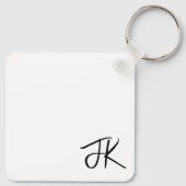 クリーンなハートフローラの作成 キーホルダー (裏面)