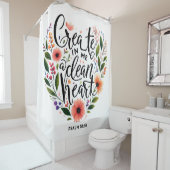 クリーンなハートフローラの作成 シャワーカーテン (インサイチュ)