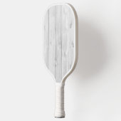 クリーンなライトグレー木製 ピックルボールラケット (左)