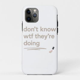 クリーンな女の子のカオス - スキンケア デルルなビブス 引用 iPhone 11 PROケース