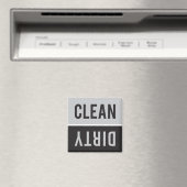 クリーンな汚れたグレーと黒の食洗機 マグネット (インサイチュ (食洗機))