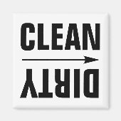 クリーンな汚れた冷蔵庫用マグネット マグネット (正面)