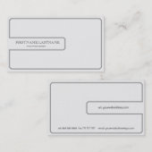 クリーンな白の一般的な名刺 名刺 (正面/裏面)