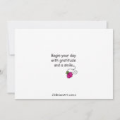 クリーンな石板_フラットカード7" x 5" (裏面)